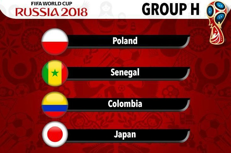 bảng H World Cup 2018